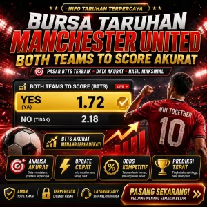 Infobolaid - Analisis bursa taruhan Manchester United both teams to score dan statistik gol