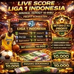 Infobolaid - Pantauan live score Liga 1 Indonesia untuk analisa profit konsisten dengan modal deposit 10 ribu