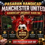Infobolaid - Grafik analisis pasaran handicap Manchester United dengan data statistik handicap akurat untuk pertandingan terbaru.