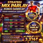 Infobolaid - Ilustrasi strategi Mix Parlay rumus handicap Asian Handicap untuk taruhan bola