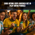Fans menonton Copa America sambil bertaruh in-play.